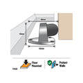Adoored Dragon Door Stop - 54mm x 46mm - Metal with Rubber Tip - Interior Use - SuperSaverAU - view 3
