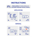 Permastik Clear Self-Adhesive Wire Holders - 18 Pack, Indoor Cable Clips