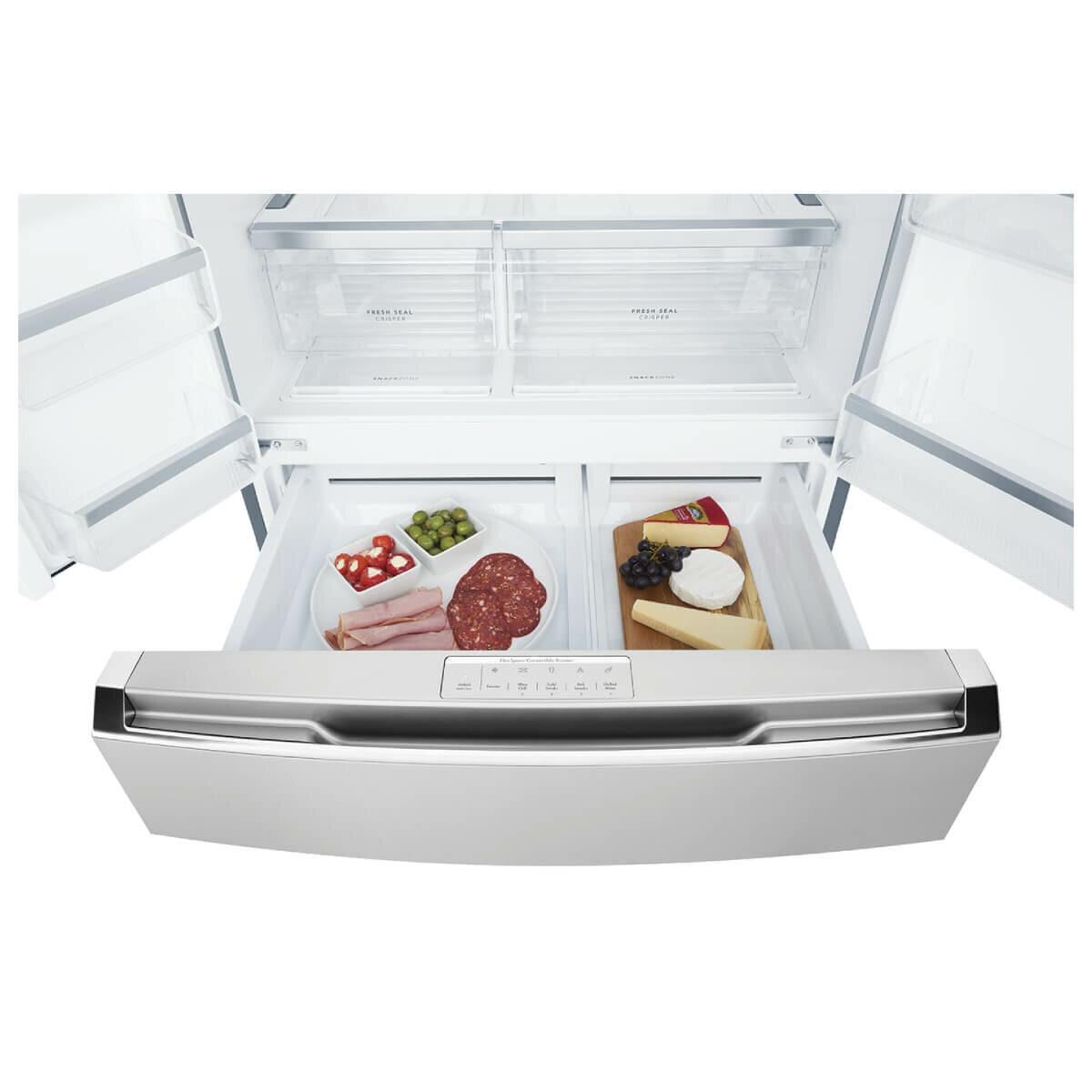 Westinghouse 609L French Door Fridge - Stainless Steel, Filtered Ice and Water Dispenser - WHE6170SB