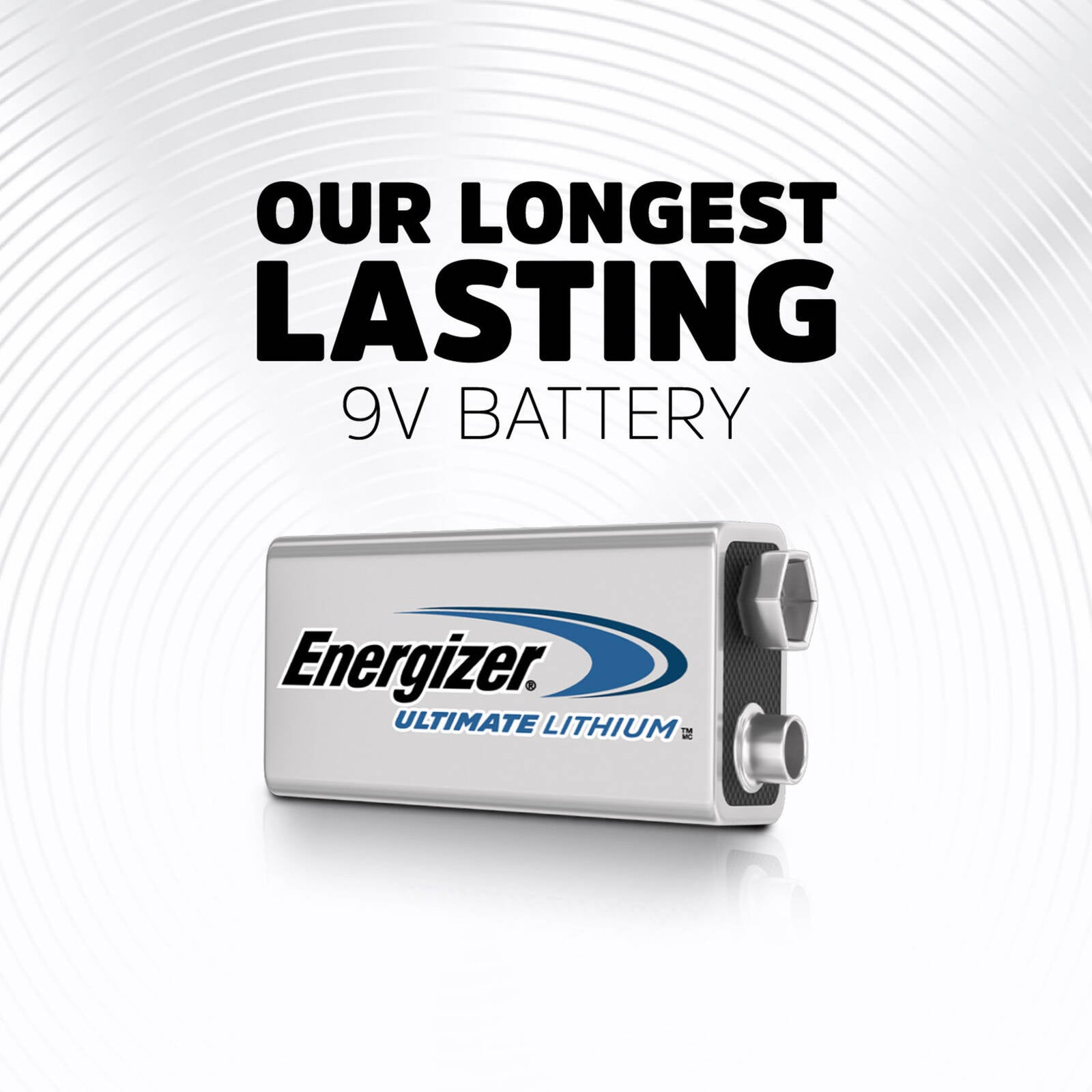 Energizer Ultimate Lithium 9V Battery Single Lightweight Long Life