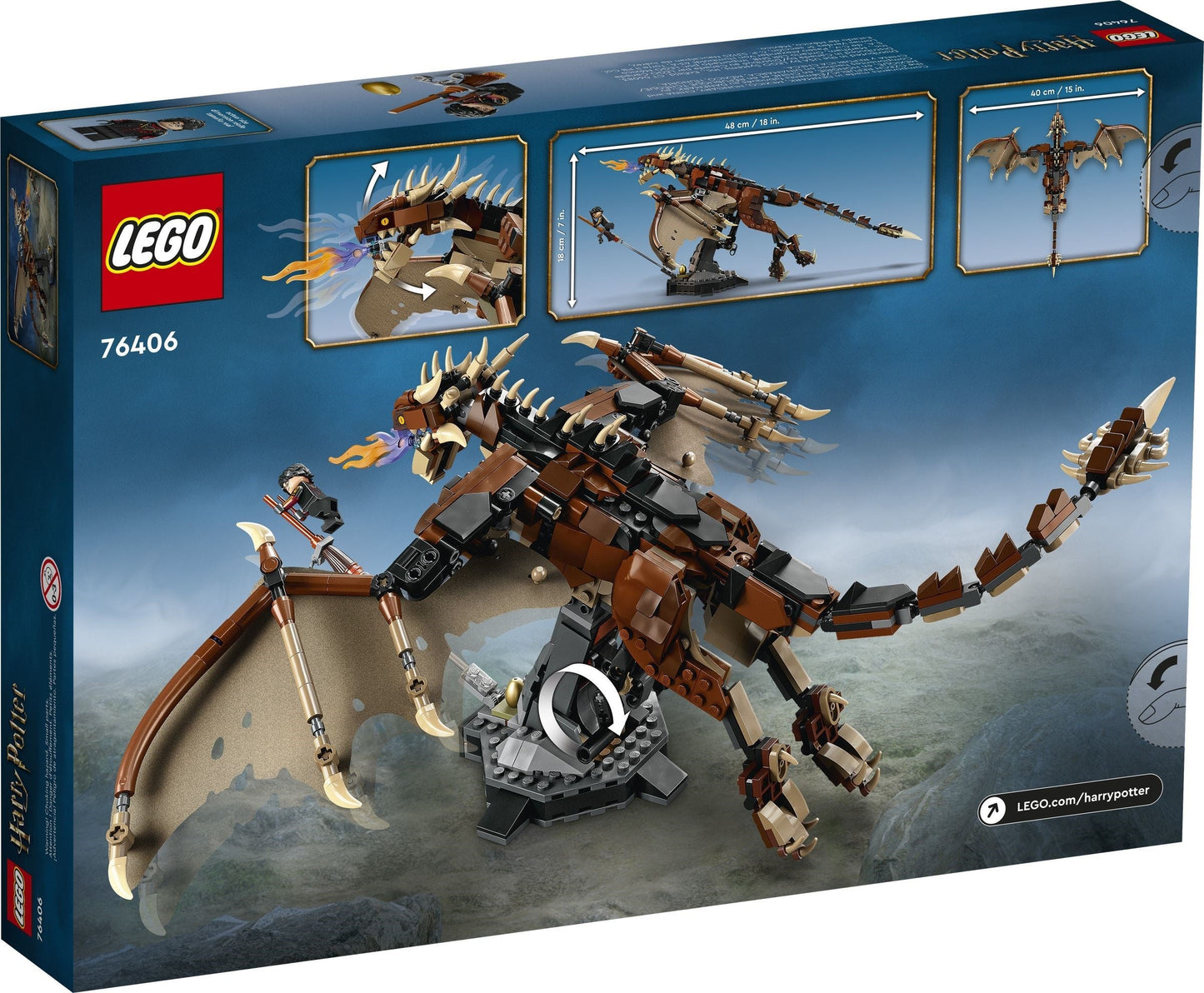 LEGO Harry Potter 76406 Hungarian Horntail Dragon- Auzzi Store