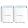 D-Link Eagle Pro AI AX1500 Mesh System 2-Pack - Wi-Fi 6, 370sqm Coverage, AI Optimiser - M15-2PK