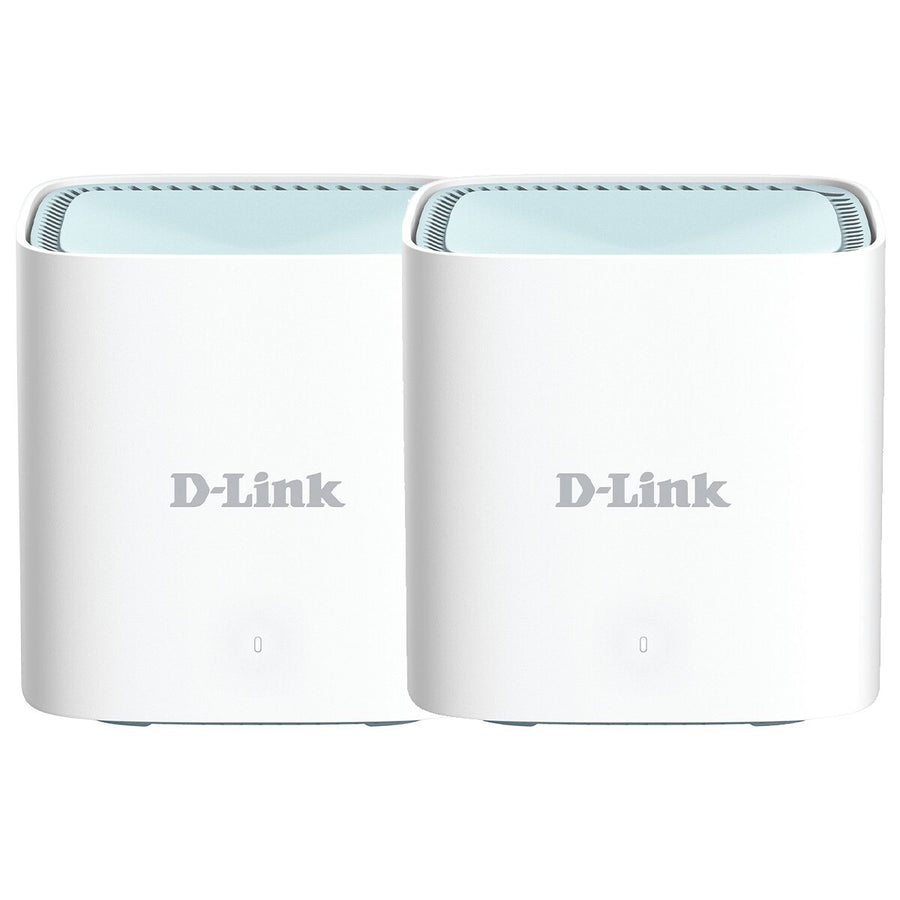 D-Link Eagle Pro AI AX1500 Mesh System 2-Pack - Wi-Fi 6, 370sqm Coverage, AI Optimiser - M15-2PK