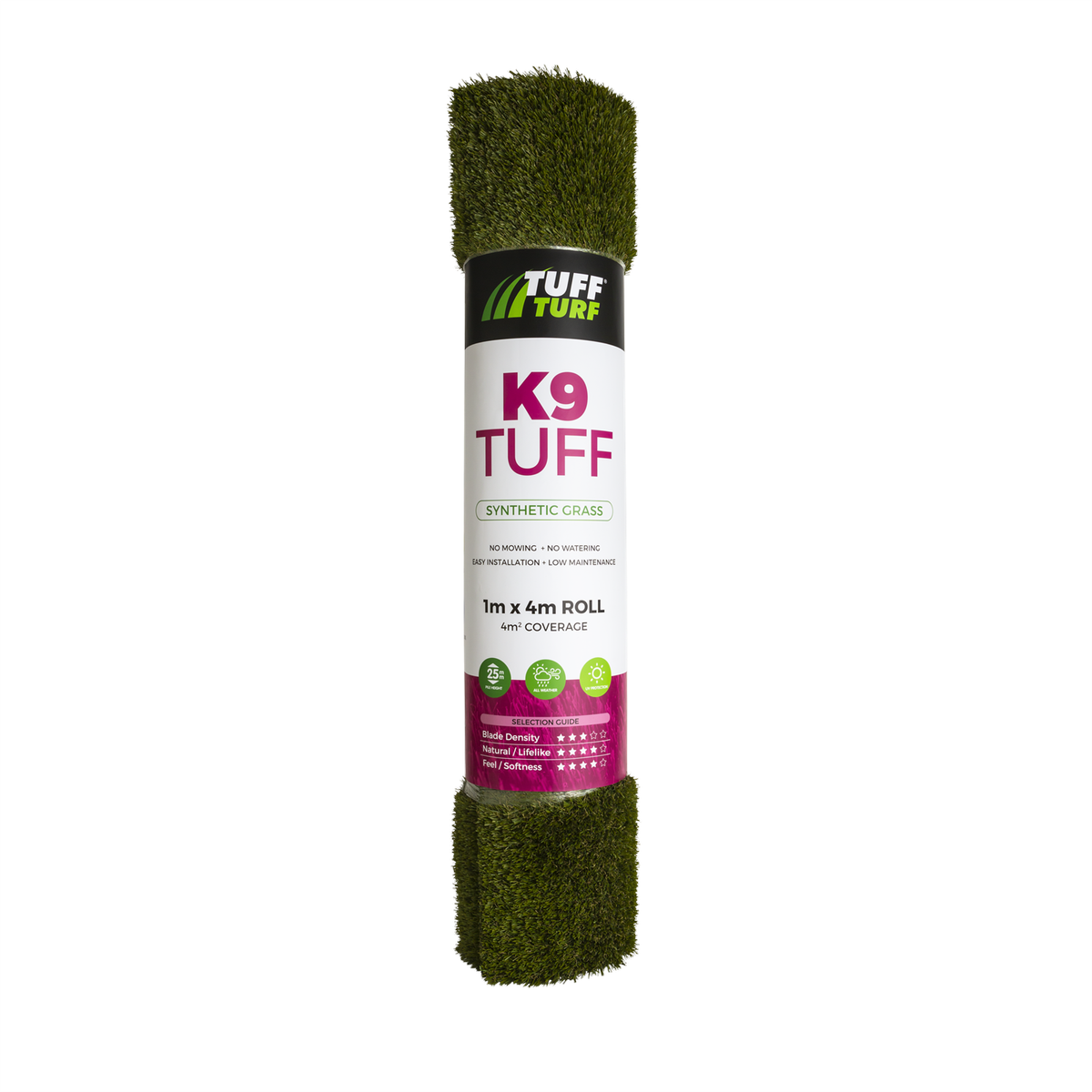Tuff Turf Synthetic Turf - 1m x 4m - PE - Anti-Bacterial - SuperSaverAU - view 1