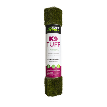 Tuff Turf Synthetic Turf - 1m x 4m - PE - Anti-Bacterial