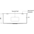 Alto Single Bowl Stainless Steel Sink - 60L - Quiet Shield Technology - Top, Under or Flush Mount - ALTO60