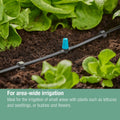 Gardena Micro Irrigation Small Area Spray Nozzle 10 Pack - 10-40 cm Radius - Black/Turquoise - SuperSaverAU - view 3