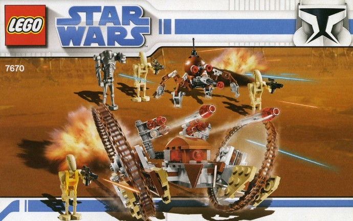 Lego Star Wars 7670 Hailfire & Spider Droid
