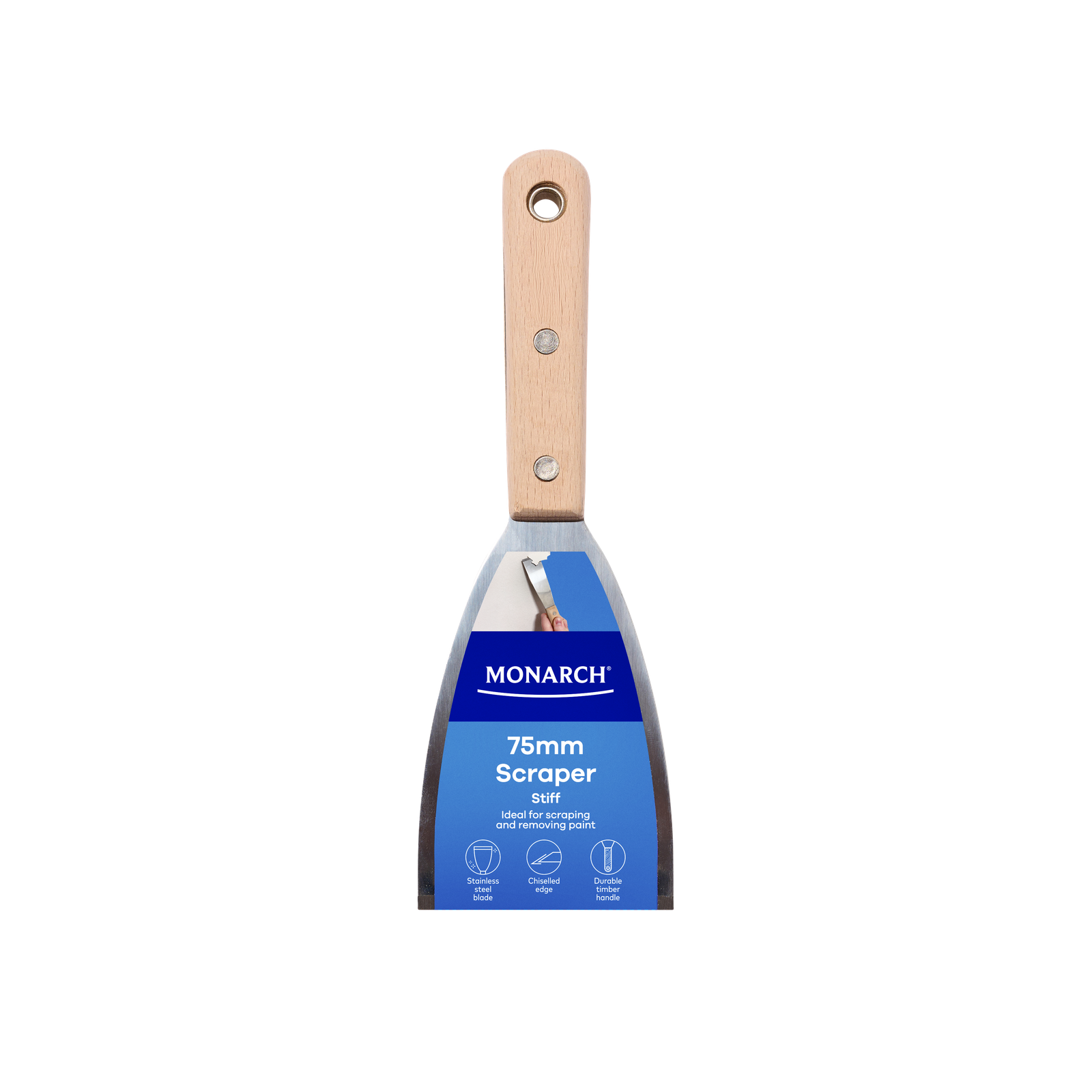 Monarch 75mm Stainless Steel Scraper