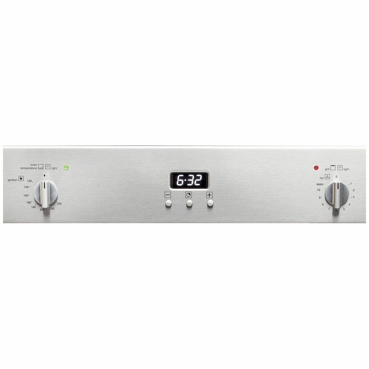 Artusi 60cm Natural Gas Built-In Oven - 65L, Stainless Steel Finish, Triple Glazed Door - AO650GG