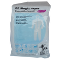 Pro Val Disposable Coverall XL - Single Layer Non-Woven Polypropylene - Breathable Protection - SuperSaverAU - view 1