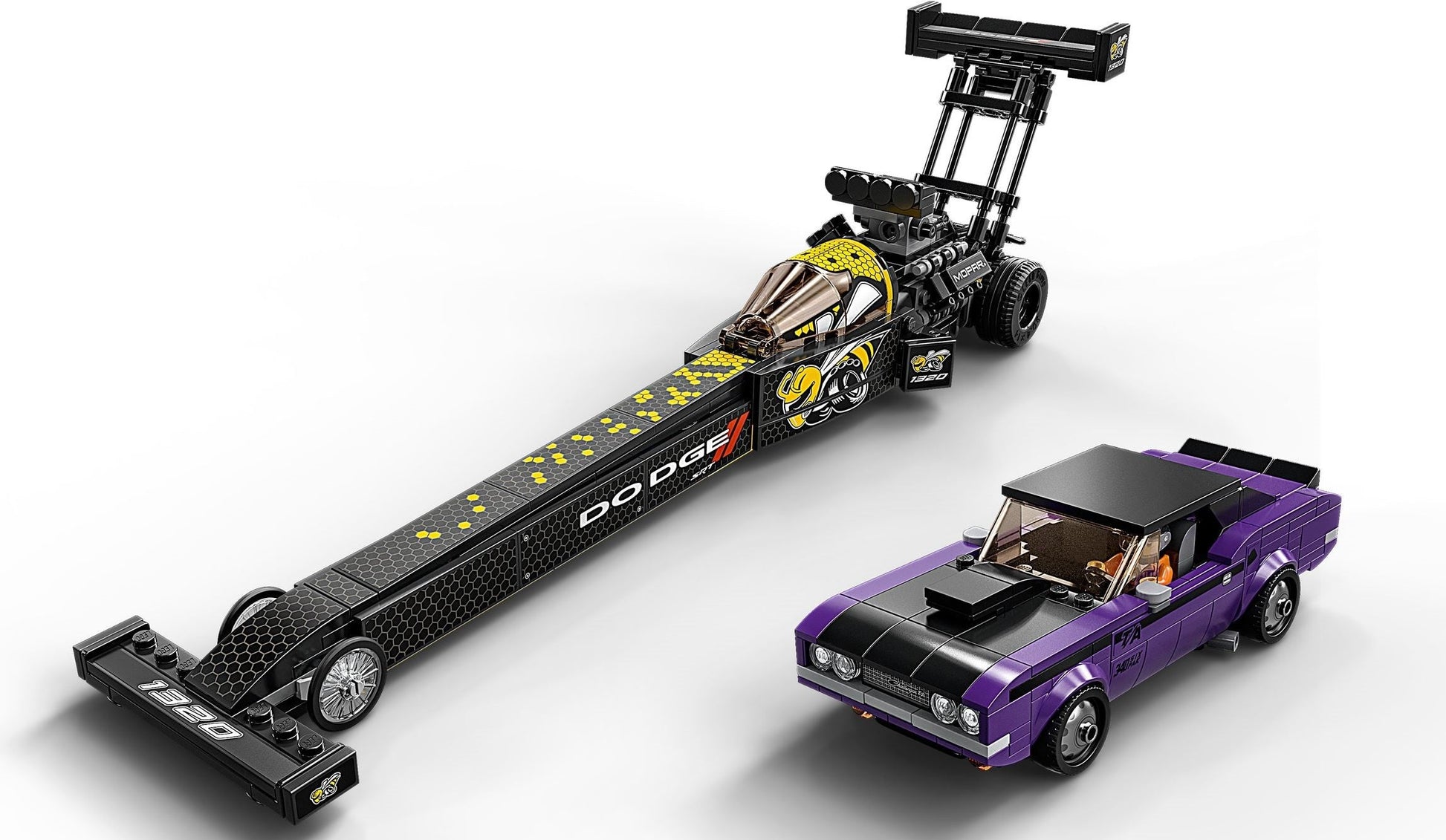 LEGO Speed Champion 76904 Mopar SRT Top Fuel Dragster 1970 Dodge Challenger- Auzzi Store