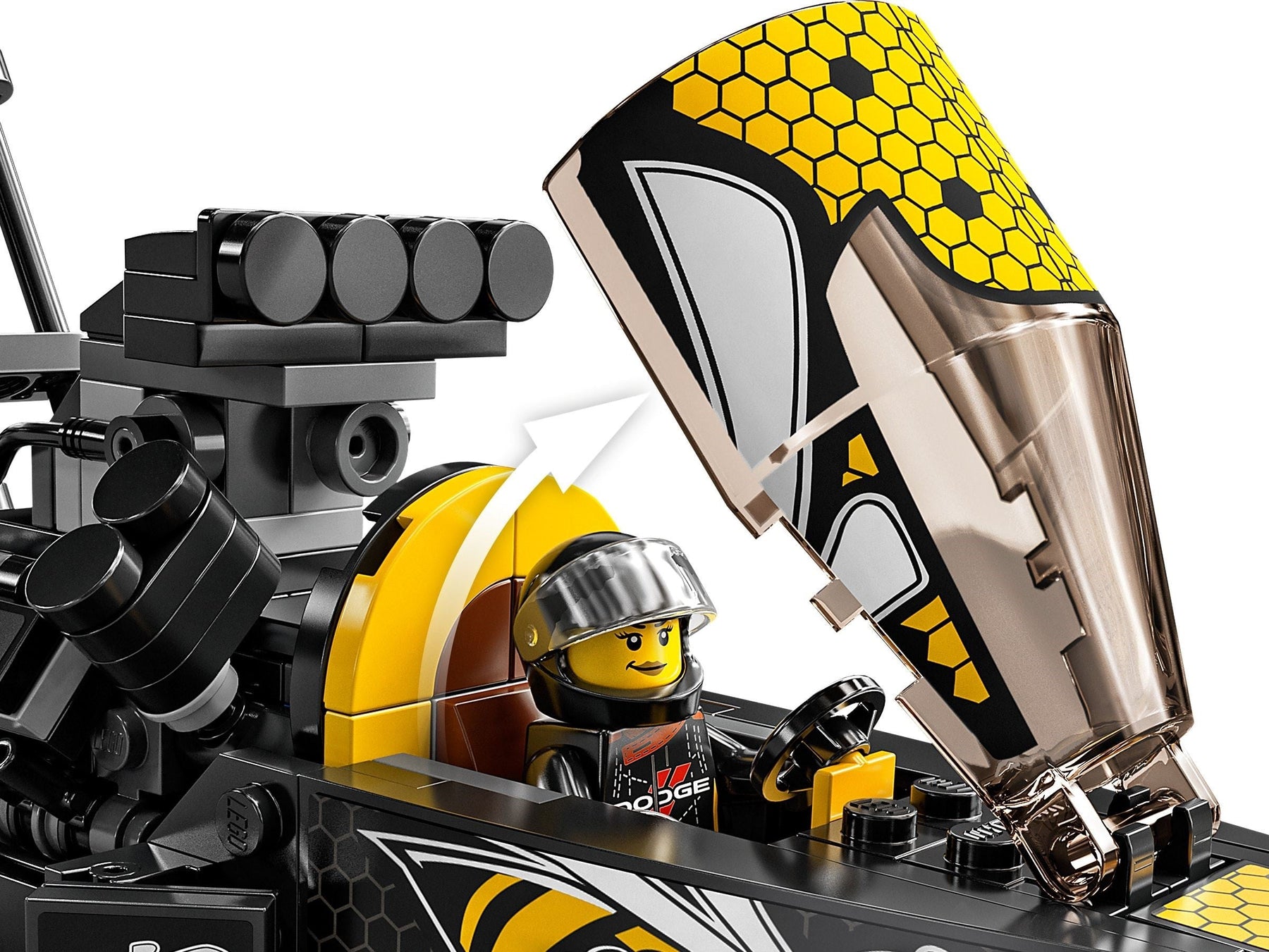 LEGO Speed Champion 76904 Mopar SRT Top Fuel Dragster 1970 Dodge Challenger- Auzzi Store