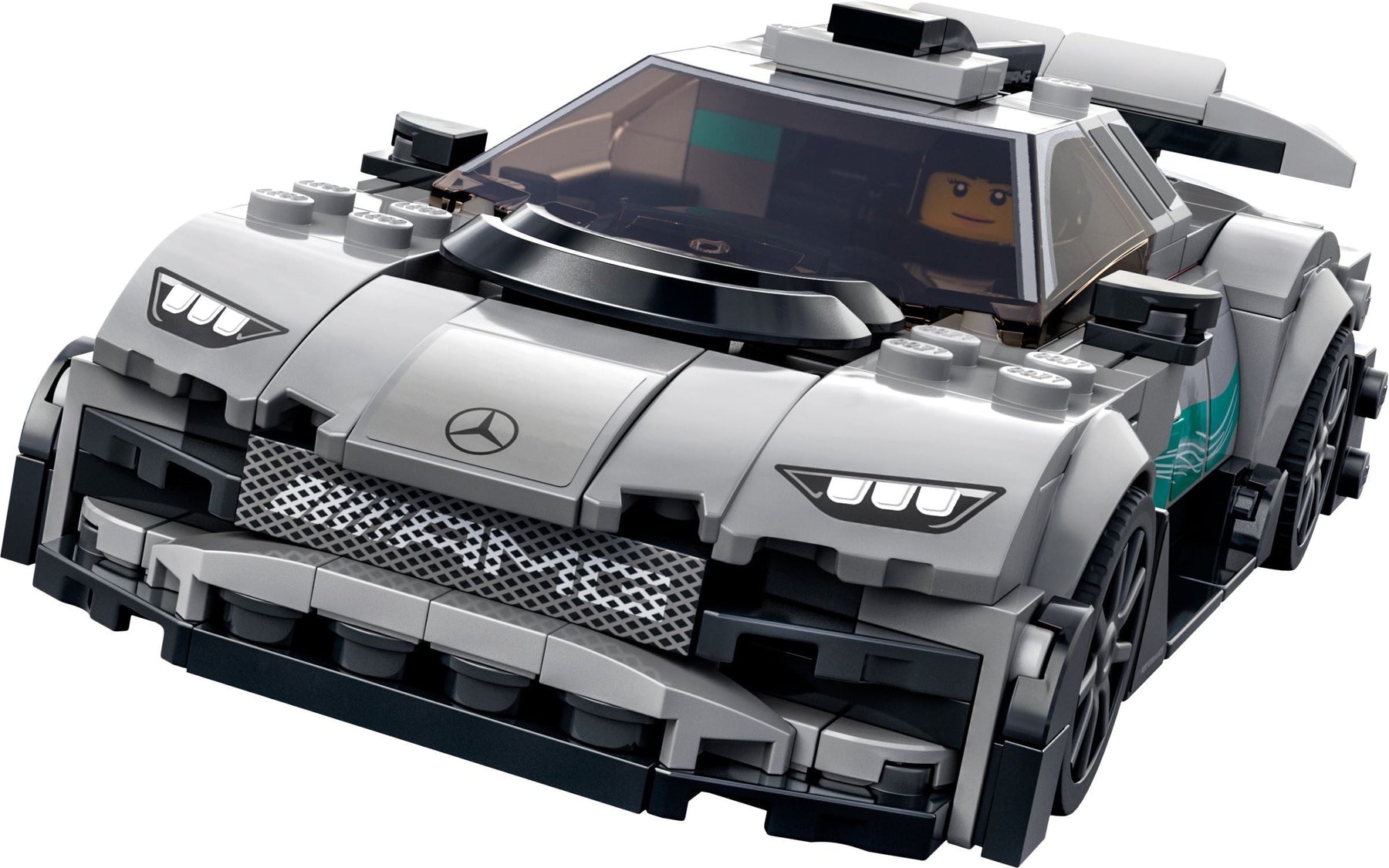 LEGO Speed Champions Mercedes AMG F1 W12 E Performance Project One 76909 - SuperSaverAU - view 3