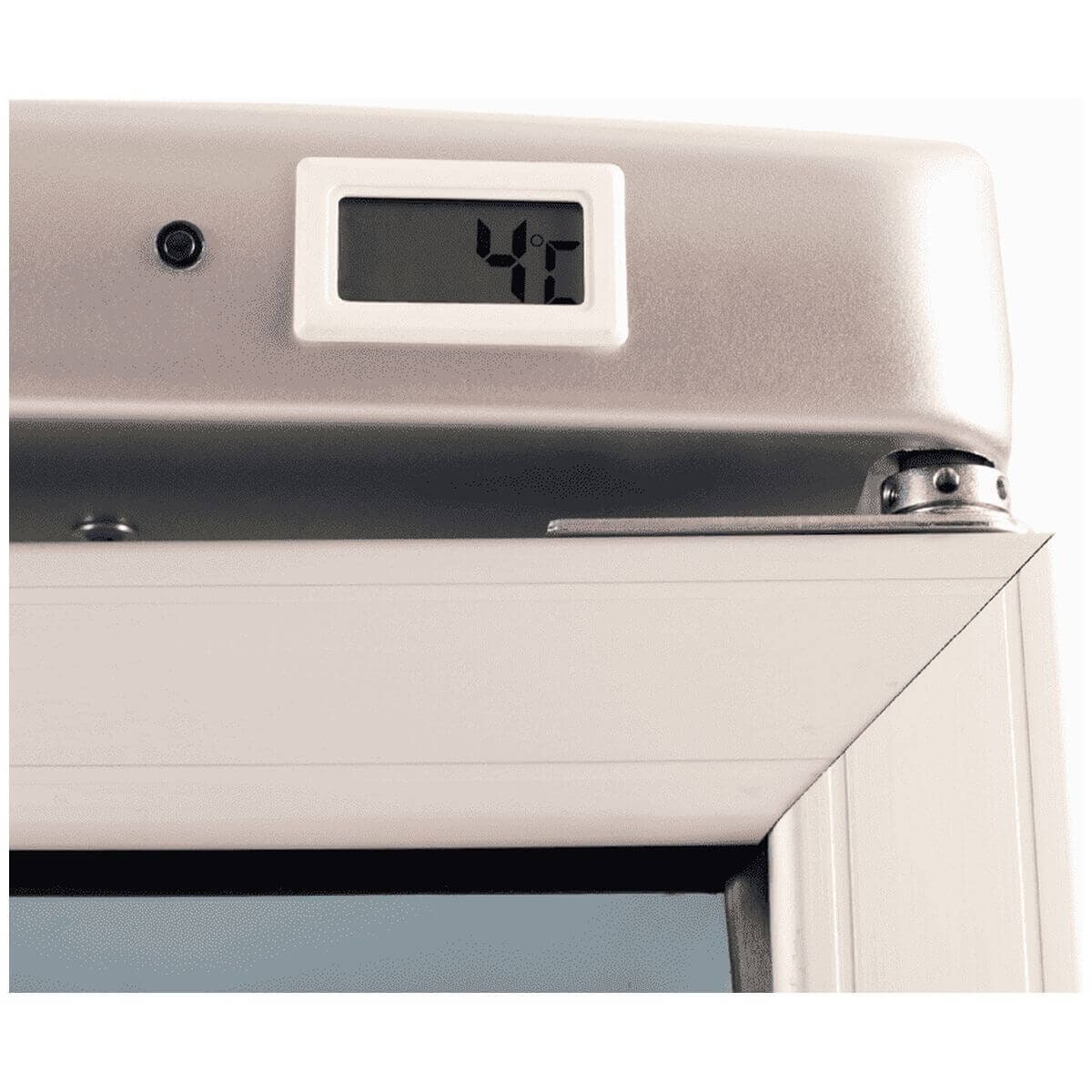 Bromic 372L Upright Display Chiller - Flat Glass Door, Fan-Forced Cooling, Five Shelves - GM0374