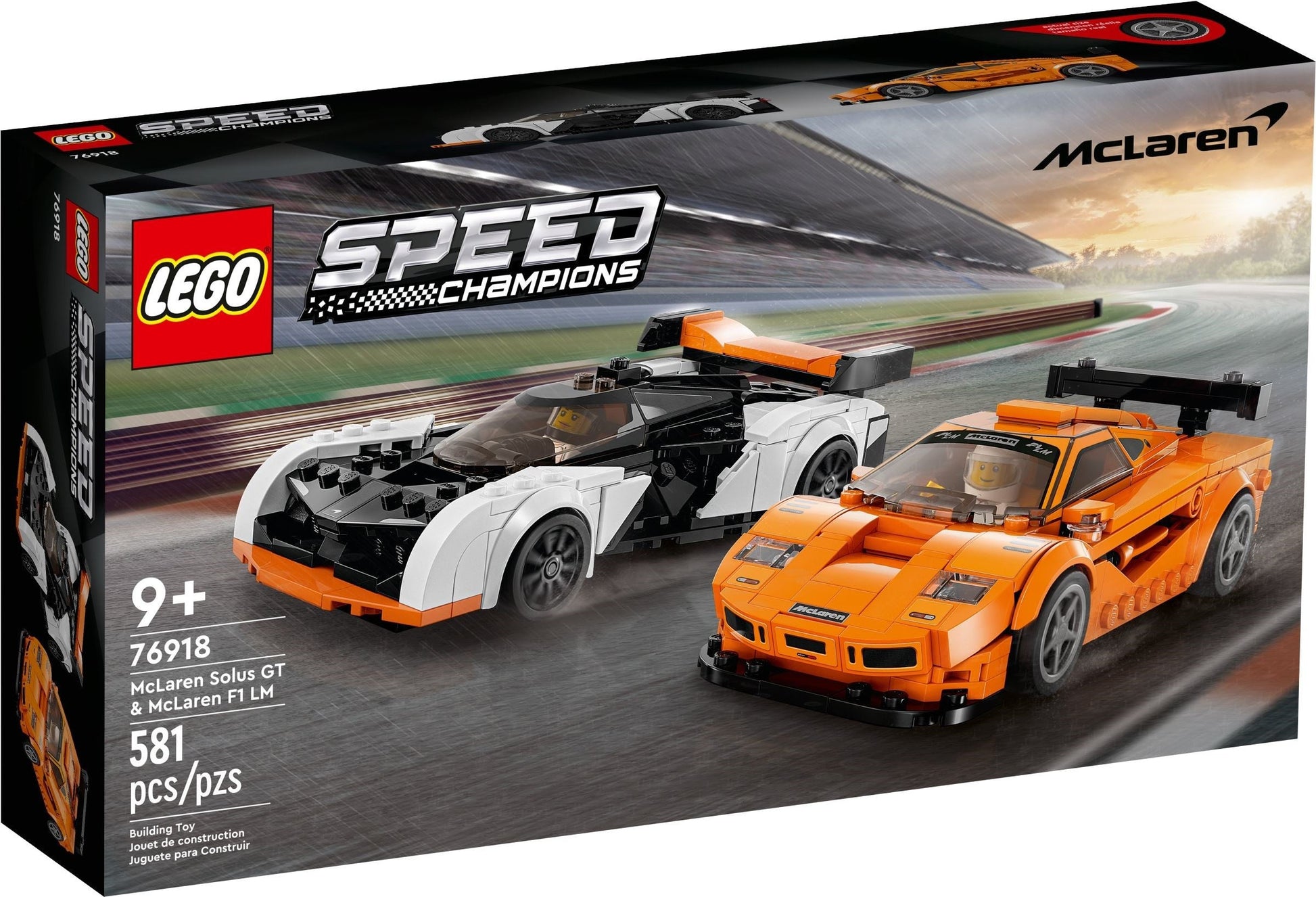 LEGO Speed Champions Series 76918 McLaren Solus GT & McLaren F1 LM- Auzzi Store