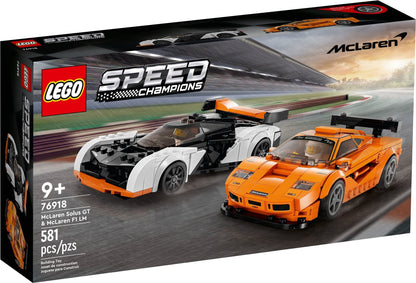 LEGO Speed Champions Series 76918 McLaren Solus GT & McLaren F1 LM- Auzzi Store