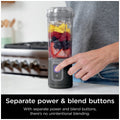 Ninja Blast Portable Blender 470ml - Denim Blue - Cordless and Rechargeable - Sip Lid - BC100NV