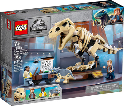 LEGO 76940 Jurassic World T. rex Dinosaur Fossil Exhibition