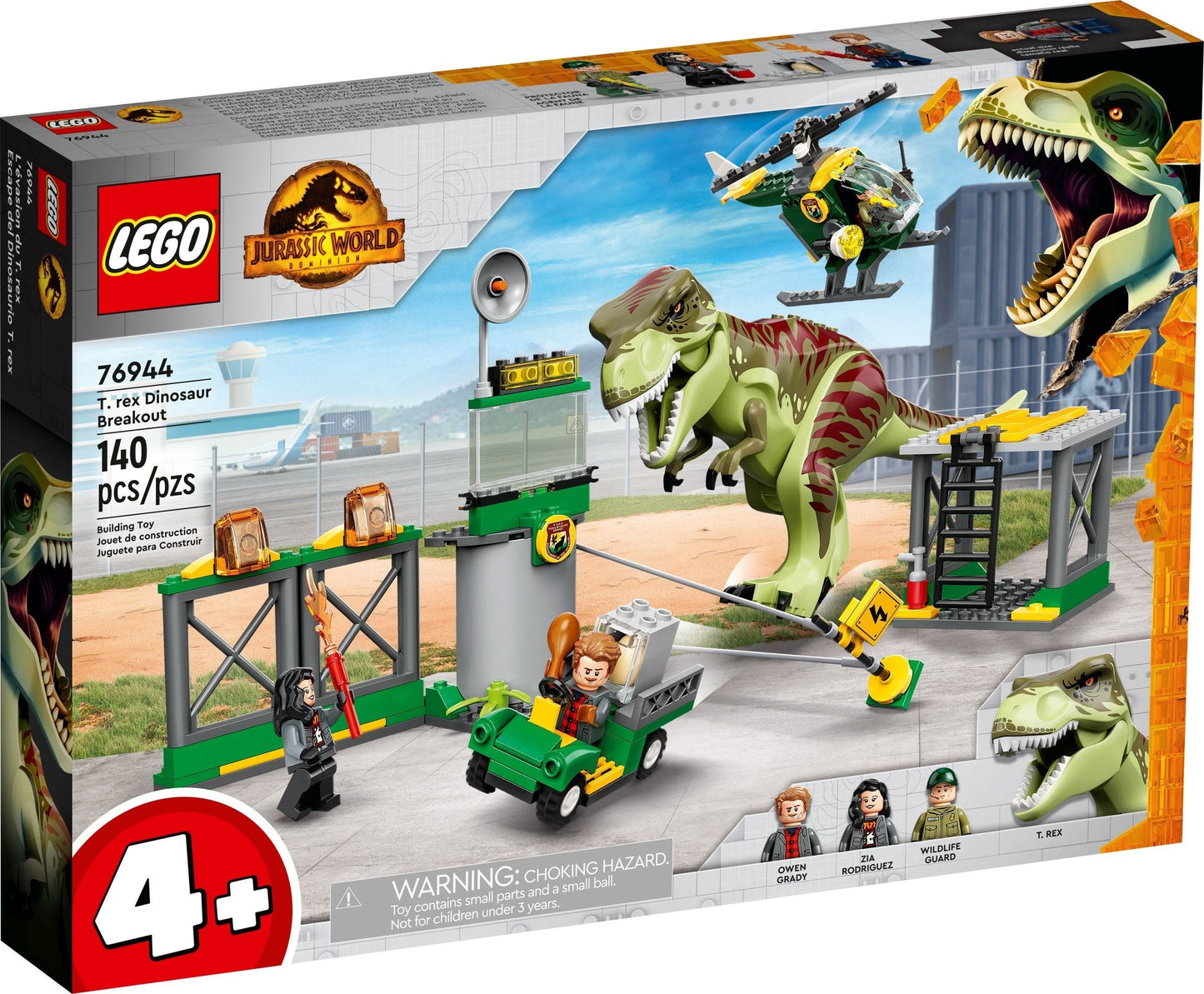 LEGO Jurassic Park 76944 T. Rex Dinosaur Breakout- Auzzi Store