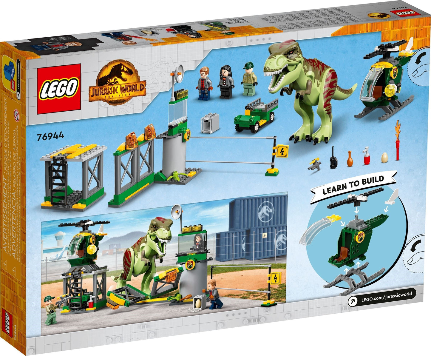 LEGO Jurassic Park 76944 T. Rex Dinosaur Breakout- Auzzi Store