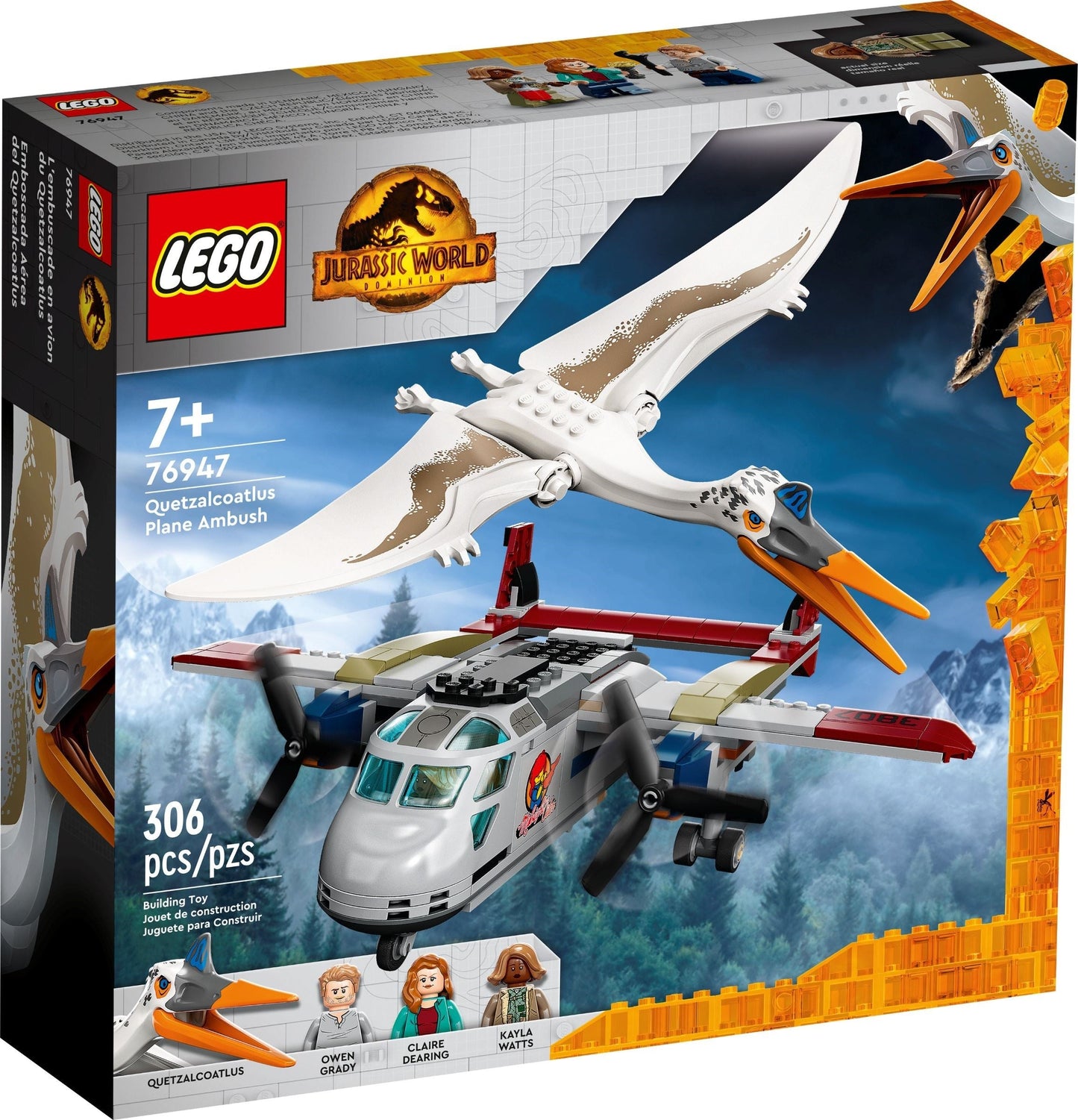 LEGO Jurassic Park 76947 Quetzalcoatlus Plane Ambush- Auzzi Store