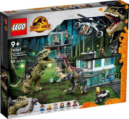 LEGO Jurassic Park 76949 Giganotosaurus and Therizinosaurus Attack- Auzzi Store