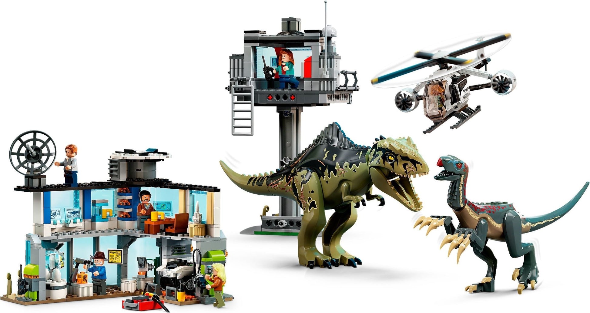 LEGO Jurassic Park 76949 Giganotosaurus and Therizinosaurus Attack- Auzzi Store