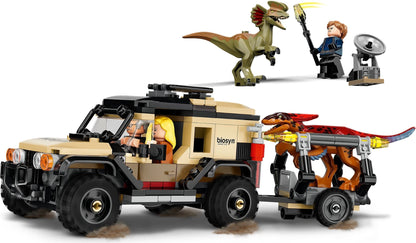 LEGO Jurassic Park 76951 Pyroraptor & Dilophosaurus Transport- Auzzi Store