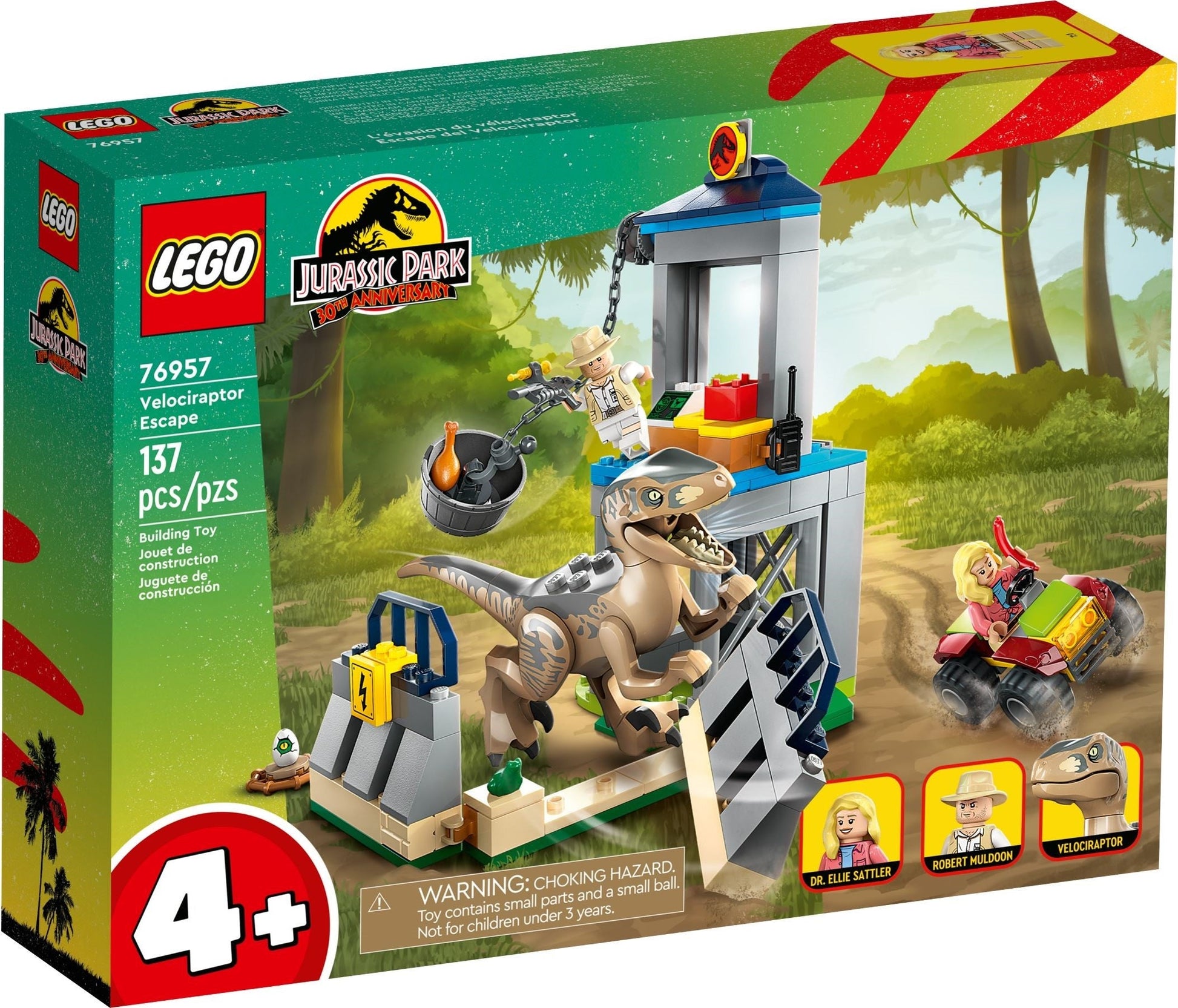 LEGO 76957 Velociraptor Escape Jurassic World- Auzzi Store