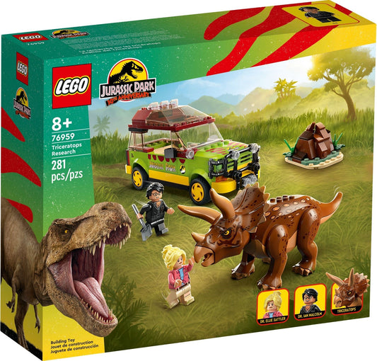 LEGO 76959 Triceratops Research Jurassic World- Auzzi Store