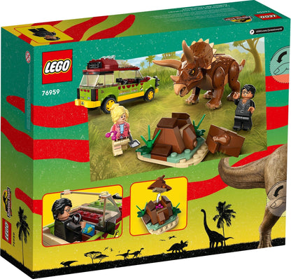 LEGO 76959 Triceratops Research Jurassic World- Auzzi Store