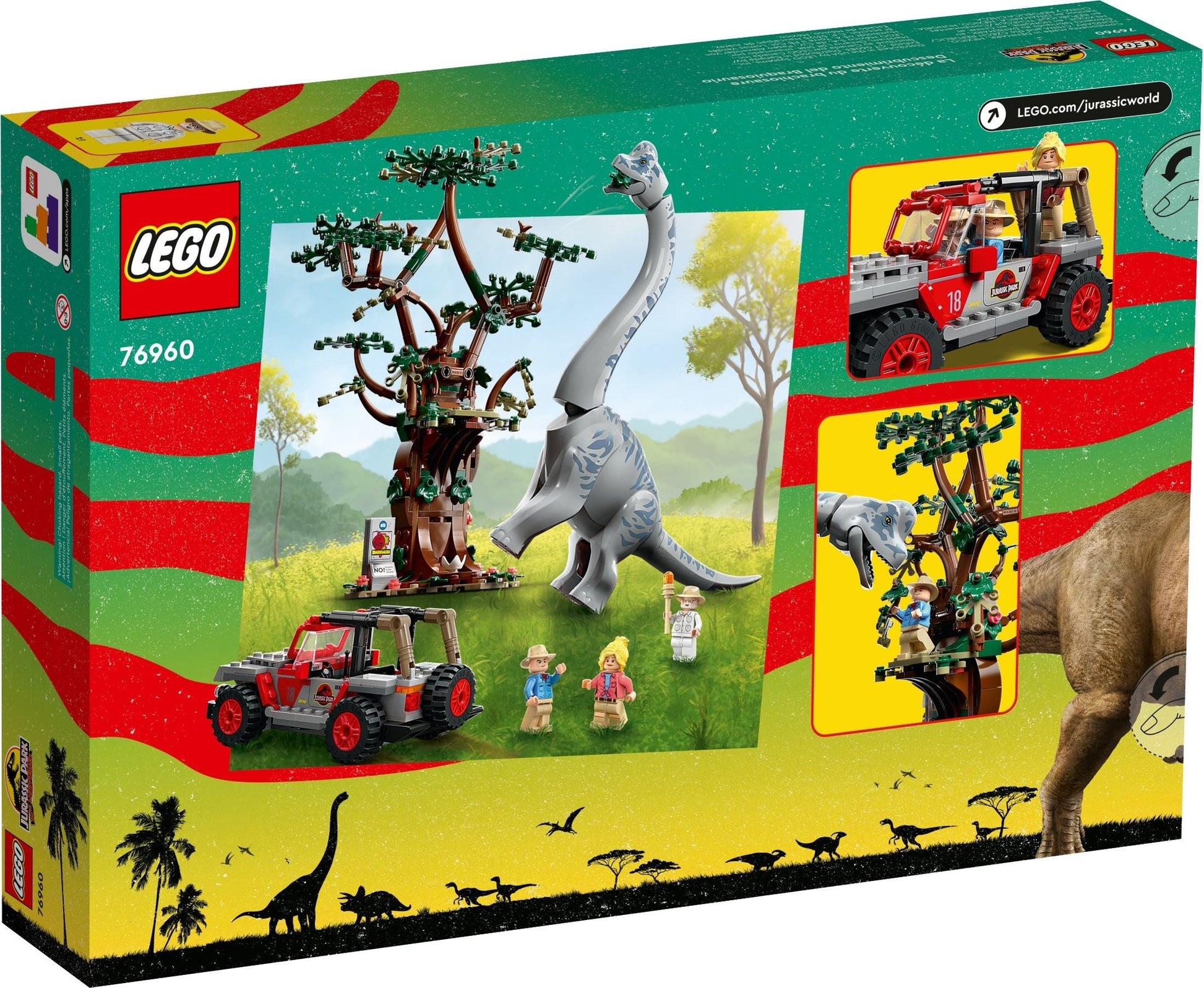 LEGO 76960 Brachiosaurus Discovery Jurassic World- Auzzi Store