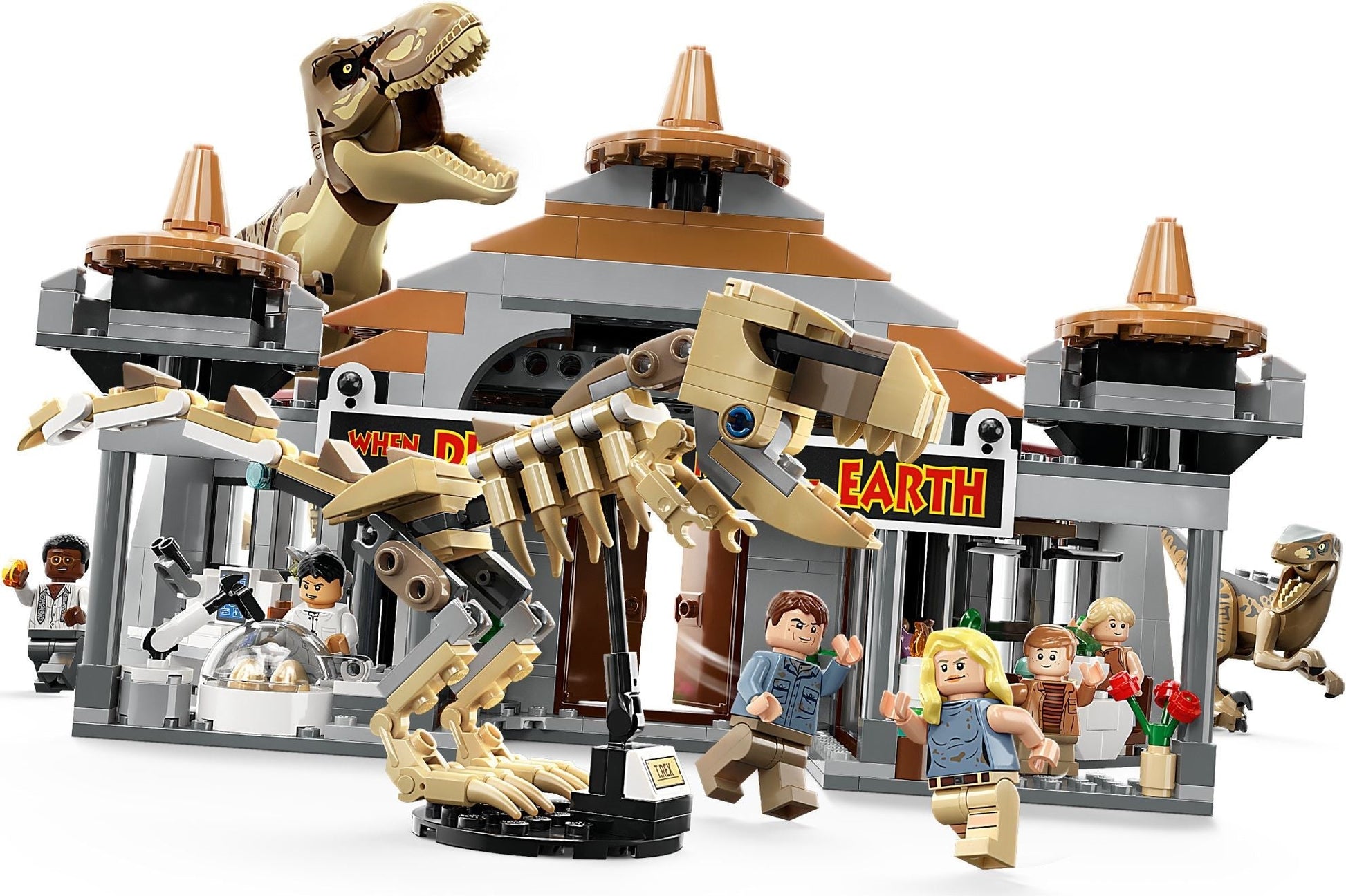 LEGO 76961 Visitor Center: T. rex & Raptor Attack Jurassic World- Auzzi Store