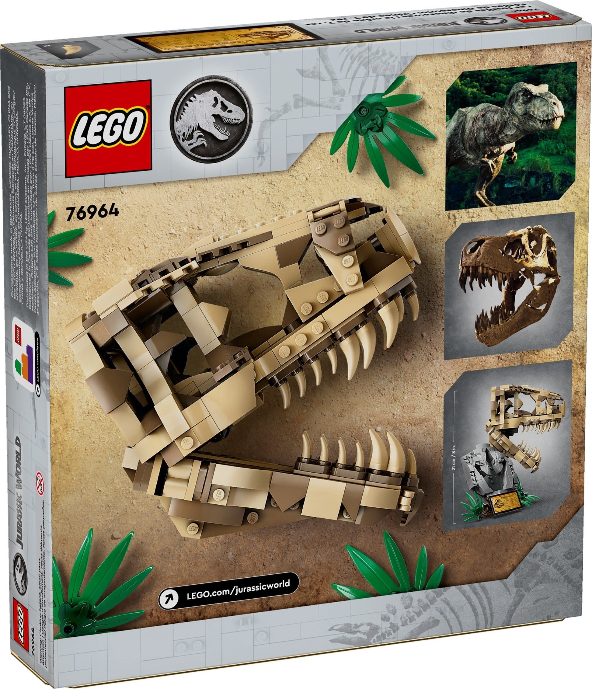 LEGO Jurassic World Series 76964 Dinosaur Fossils: T.rex Skull- Auzzi Store