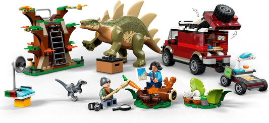 LEGO® Jurassic World Dinosaur Missions: Stegosaurus Discovery 76965 Toy Set- Auzzi Store