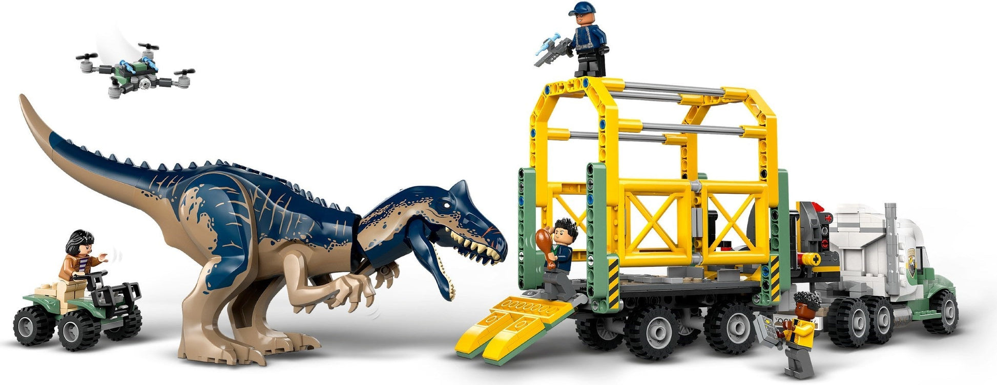 LEGO Jurassic World 76966 Dinosaur Missions: Allosaurus Transport Truck- Auzzi Store