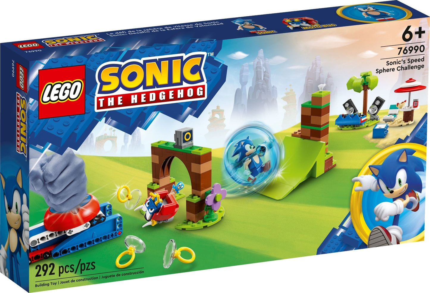 LEGO Sonic the Hedgehog Series 76990 Sonic's Speed Sphere Challenge- Auzzi Store