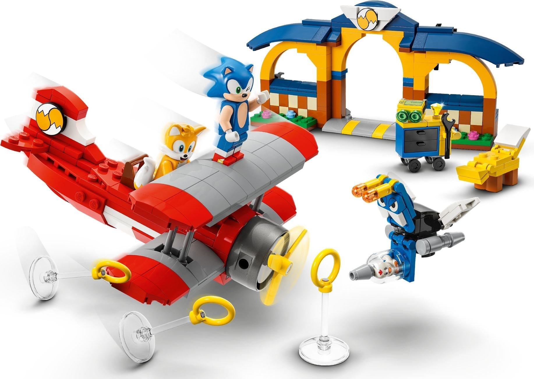 LEGO Sonic the Hedgehog Series 76991 Tails' Workshop and Tornado Plane- Auzzi Store
