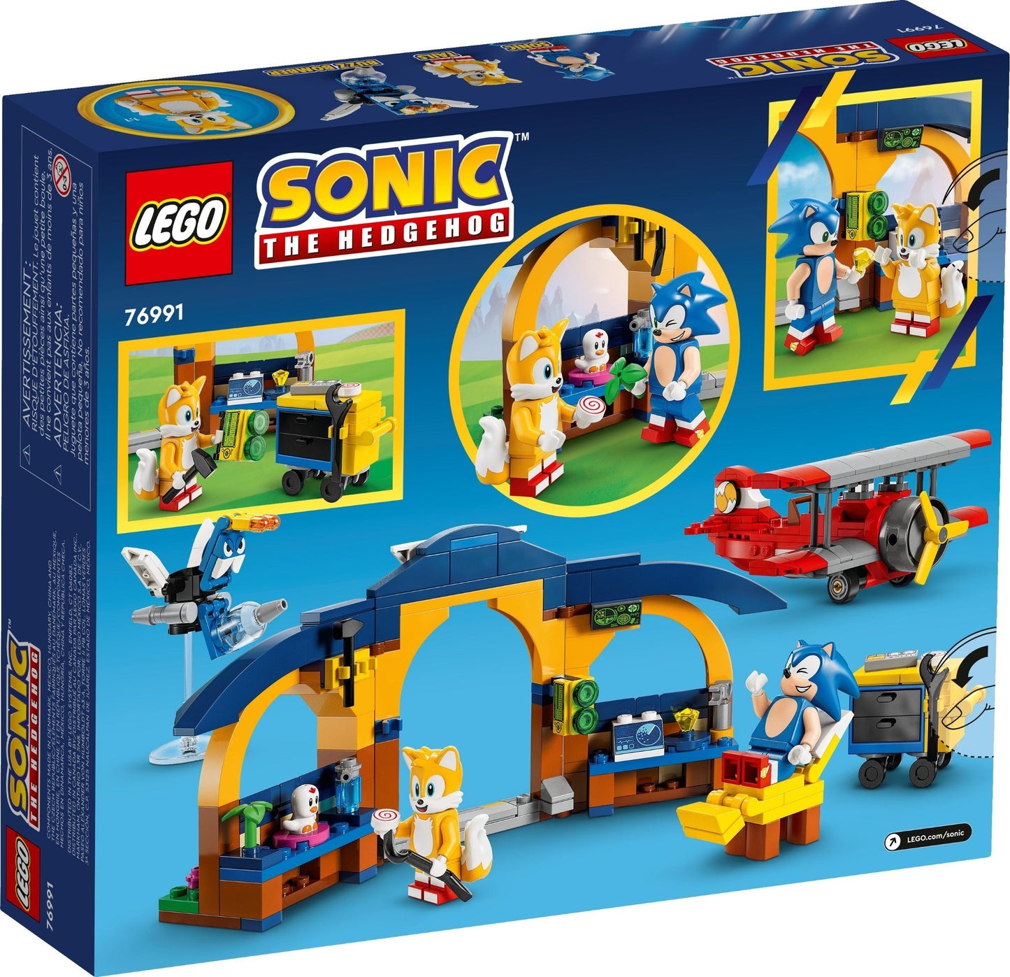 LEGO Sonic the Hedgehog Series 76991 Tails' Workshop and Tornado Plane- Auzzi Store
