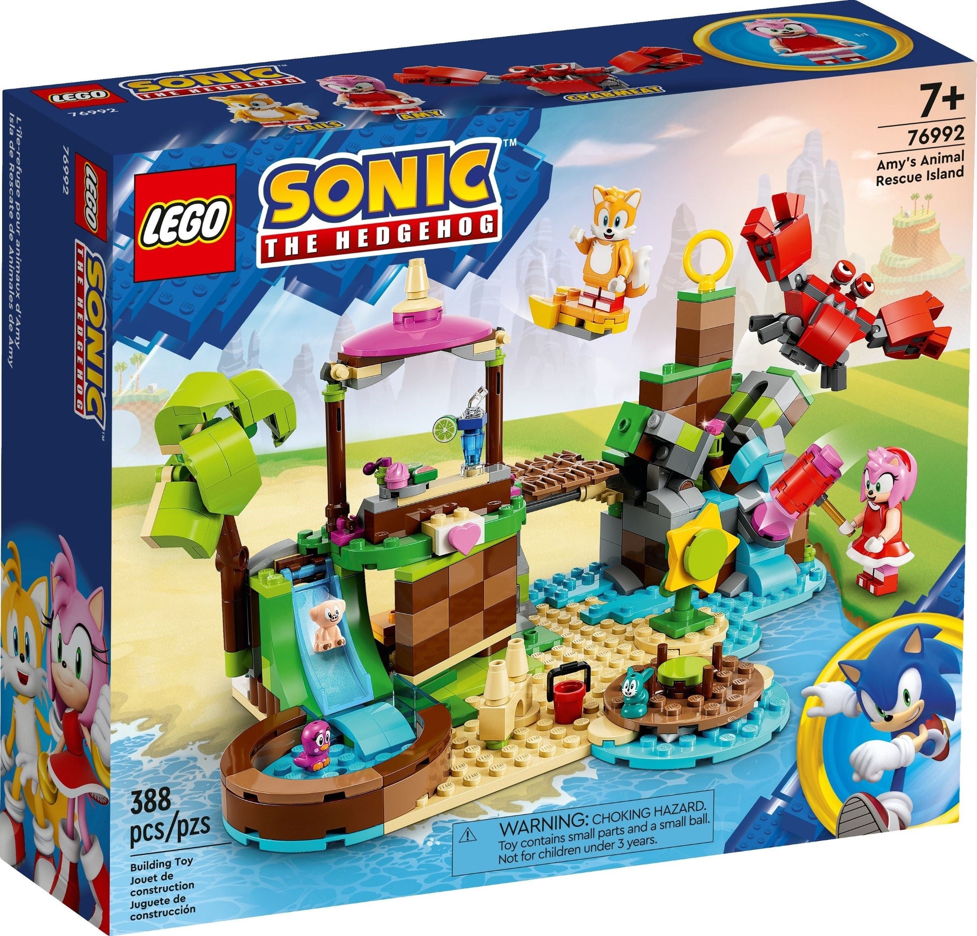 LEGO Sonic the Hedgehog Series 76992 Amy's Animal Rescue Island- Auzzi Store