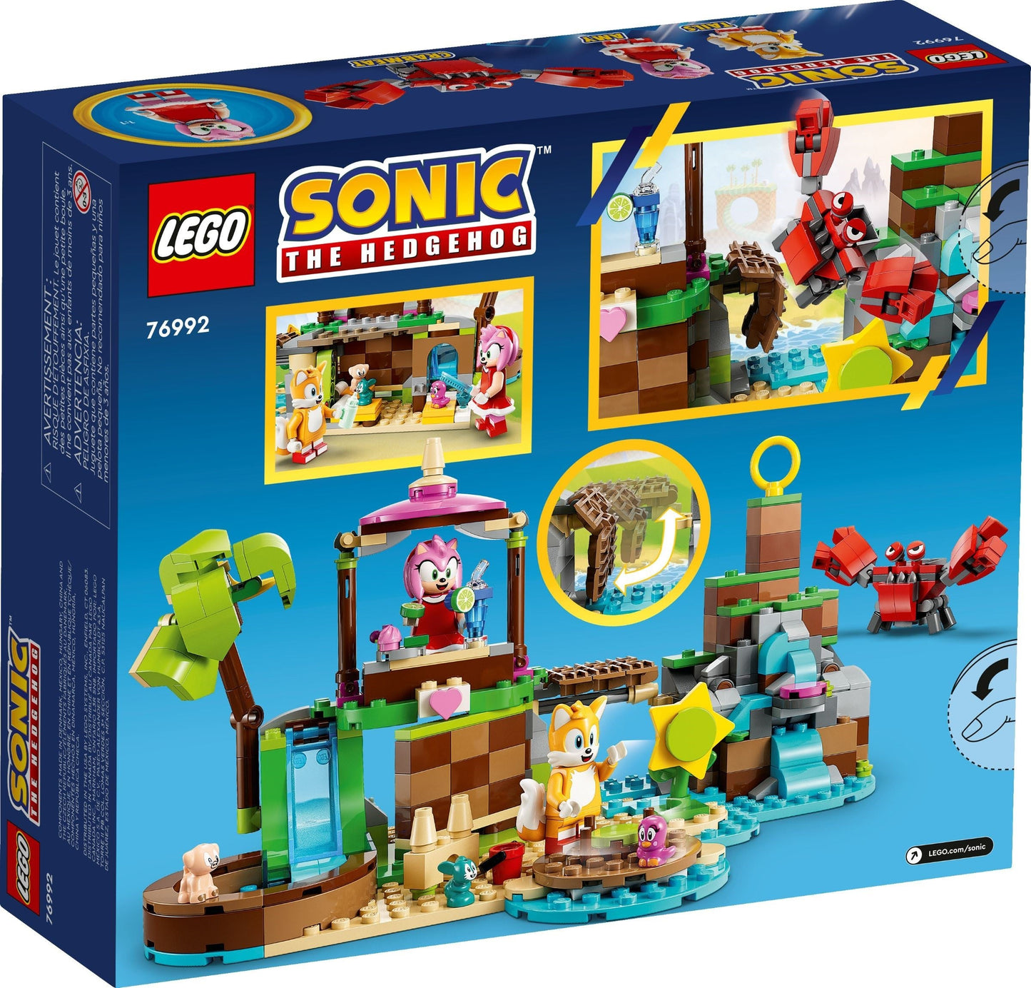 LEGO Sonic the Hedgehog Series 76992 Amy's Animal Rescue Island- Auzzi Store