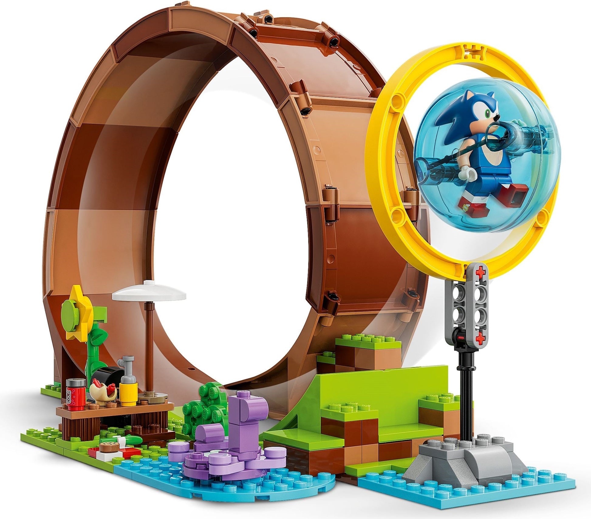 LEGO Sonic the Hedgehog Series 76994 Sonic's Green Hill Zone Loop Challenge- Auzzi Store