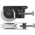 Rolltrak Adjustable Steel Carriage & Acetal Roller - Timber Door