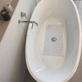 Barelli Non Slip Clear Pebble Bath Mat 35 x 70cm PVC Soft Feel - SuperSaverAU - view 3