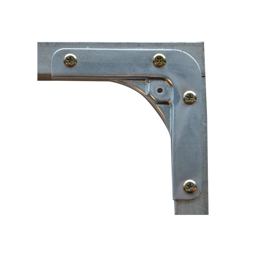 Metal Mate Galvanised Steel Corner Bracket 102mm x 21mm Strong Join - SuperSaverAU - view 1