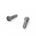 Zenith M10 x 50mm Hot Dip Galvanised Hex Head Coach Screws - 25 Pack