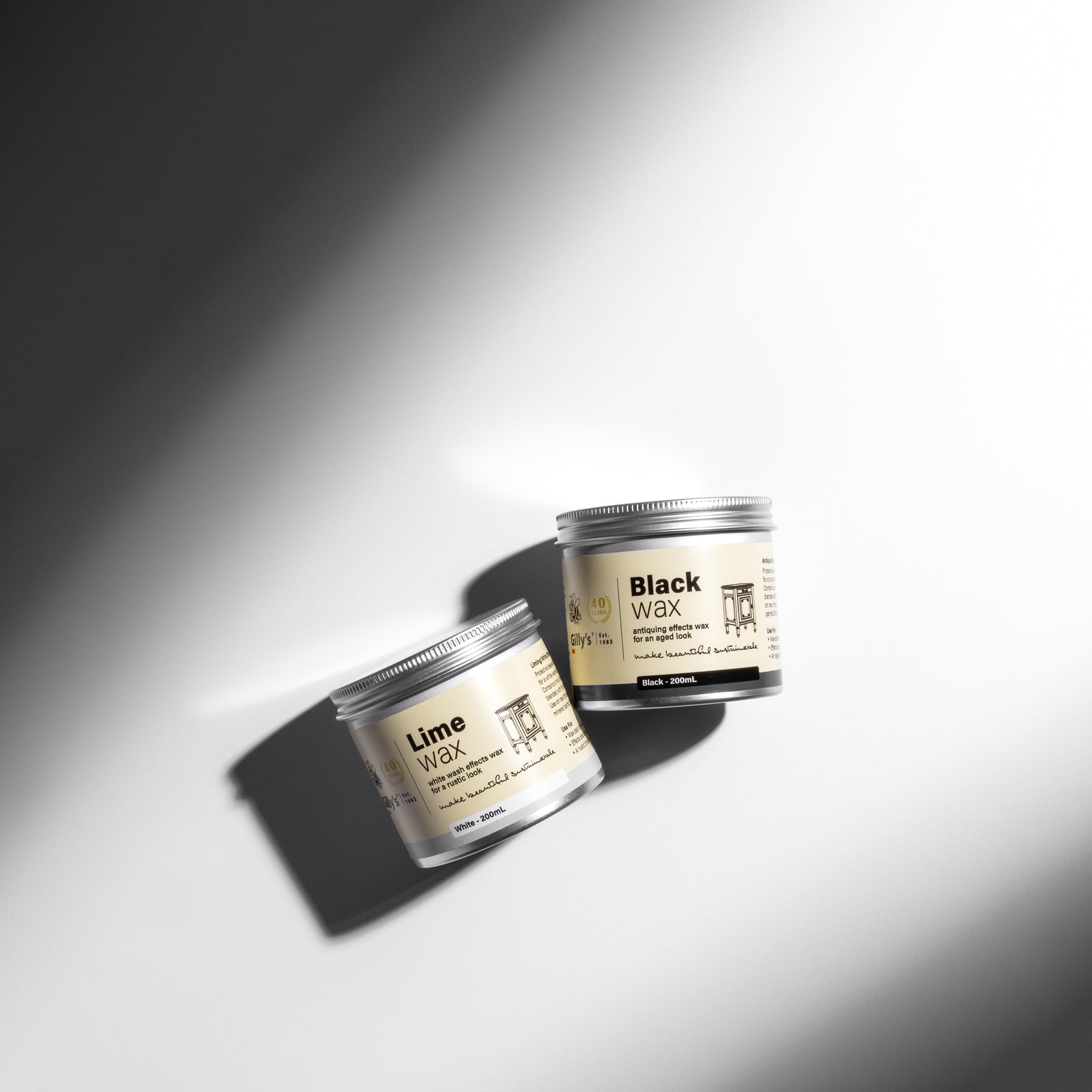 Gilly's 200ml Lime Wax White Effect for Raw Timber Interior