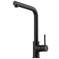 Oliveri Venice pull out right angle mixer tap - Matte Black - WELS 5 star - VE570FMB-P
