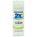 Rust-Oleum 2X Ultra Cover Gloss Clear Spray Paint 340g - Indoor & Outdoor Clear Sealant Coat